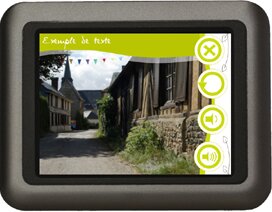Visioguide GpTo disponible à l'office de tourisme du canton de Cormeilles en Pays d'Auge