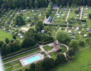 Vue aérienne Camping le Colombier